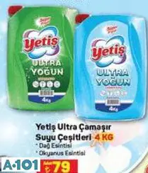 YETİŞ ULTRA ÇAMAŞIR SUYU ÇEŞİTLERİ 4 KG